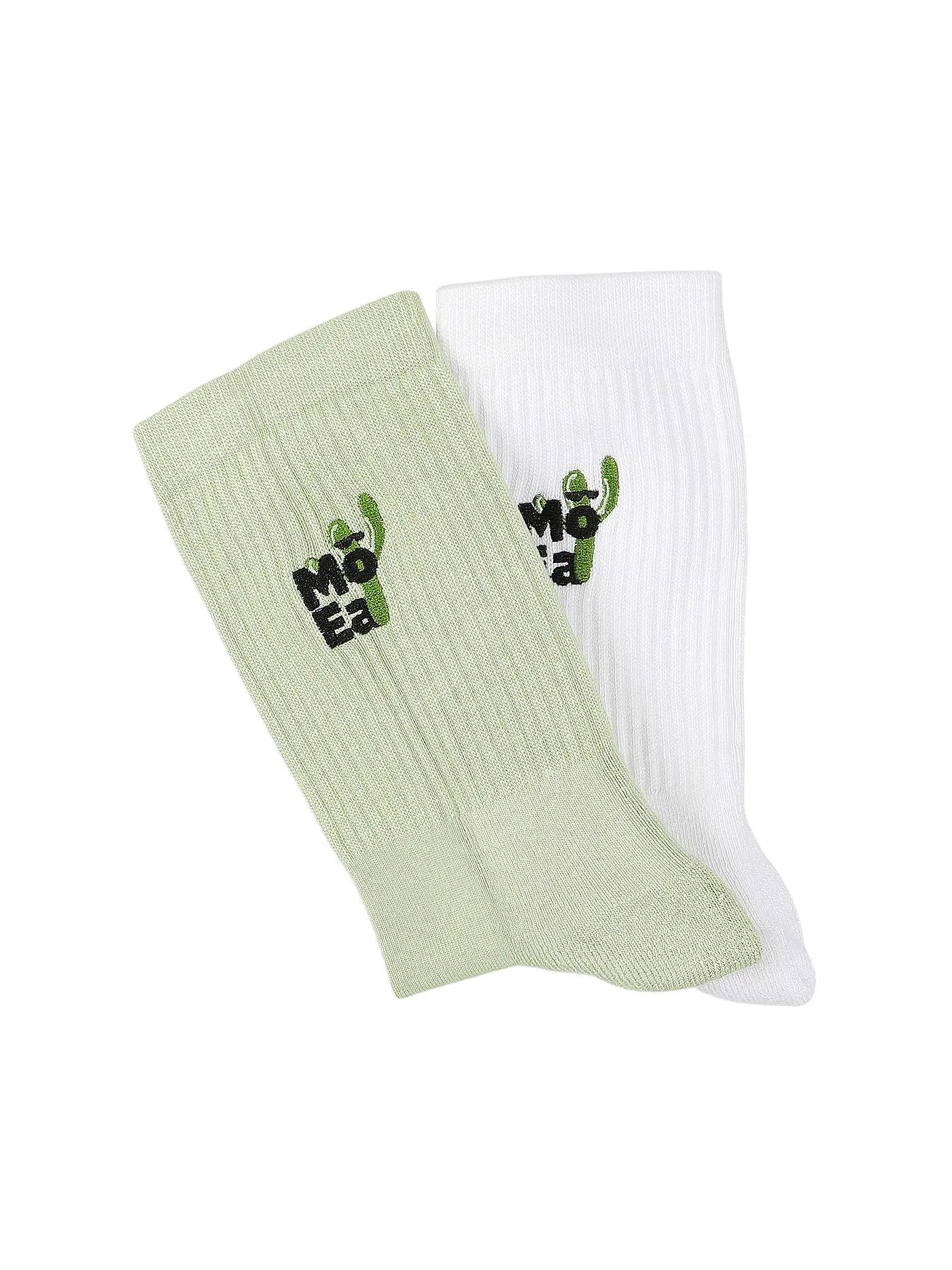 MOEA | Socken 2er Pack 36/40 cactus white | 